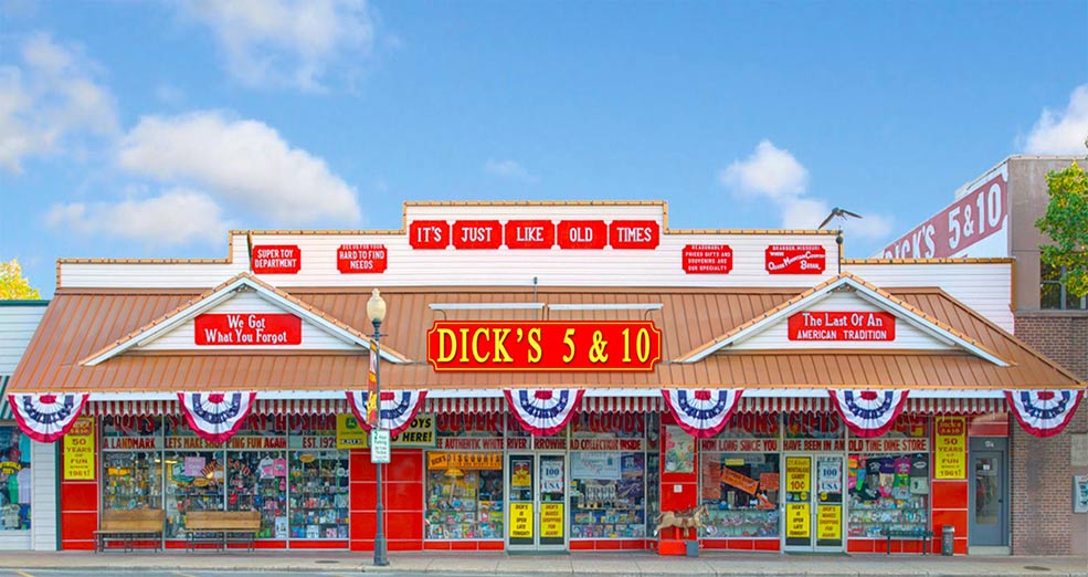 Dick's Five and Dime in Branson, MI