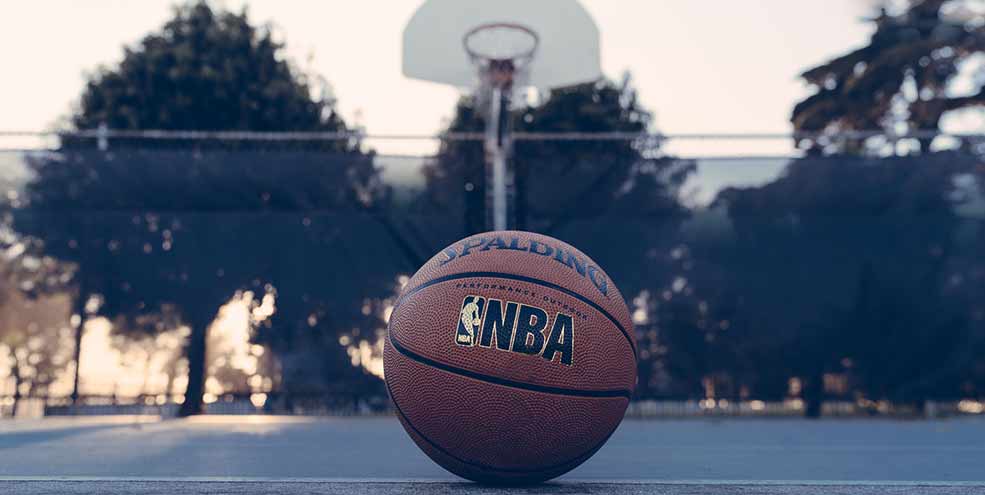 nba basketball and hoop